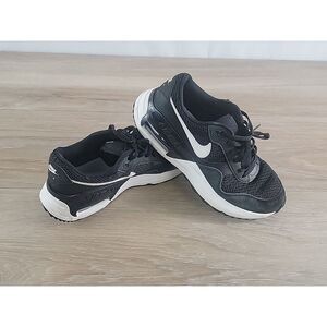 Nike Air Max System ‎ Running Shoes Boys 6 Y Black Sneakers Trainers DQ0284-001